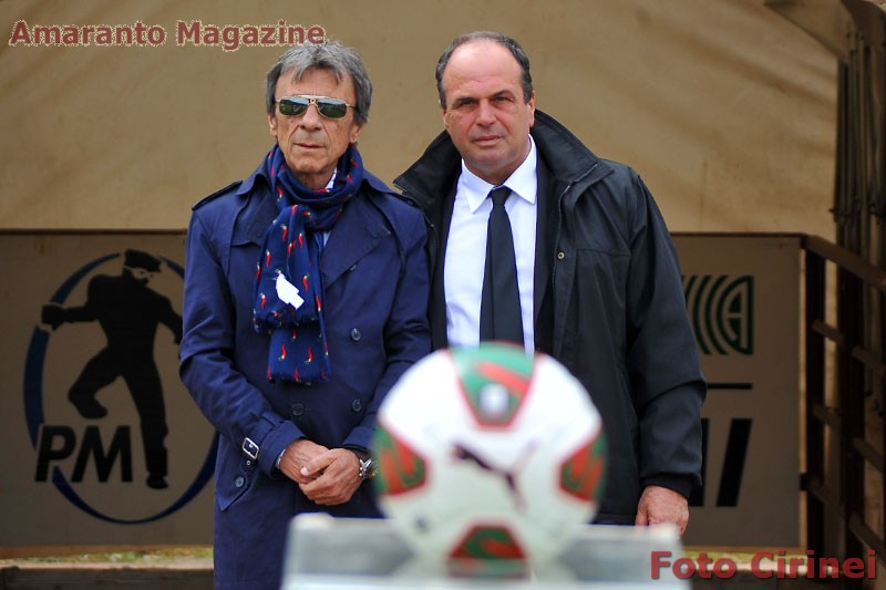 il presidente Mauro Ferretti con il vice Enrico De Martino